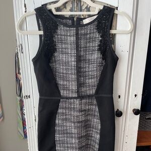 Loft, Tweed Sleeveless Dress, Size 00P